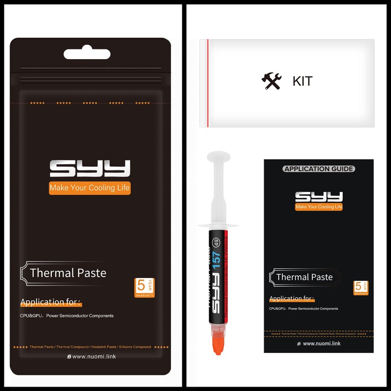 SYY Thermal Paste, 4g with Toolkit Upgrade Easy to Apply