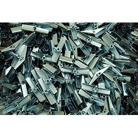 (200) Toggle Wing Nut 10-24 Zinc Plated - Spring Loaded Hollow Wall Anchor #10