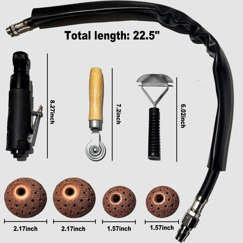 JAVENYIMAN Car Air Tire Repair Polish Patch Tools Set, Include