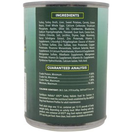 Earthborn Holistic K95 Turkey Recipe Grain-Free Canned Moist Dog Food