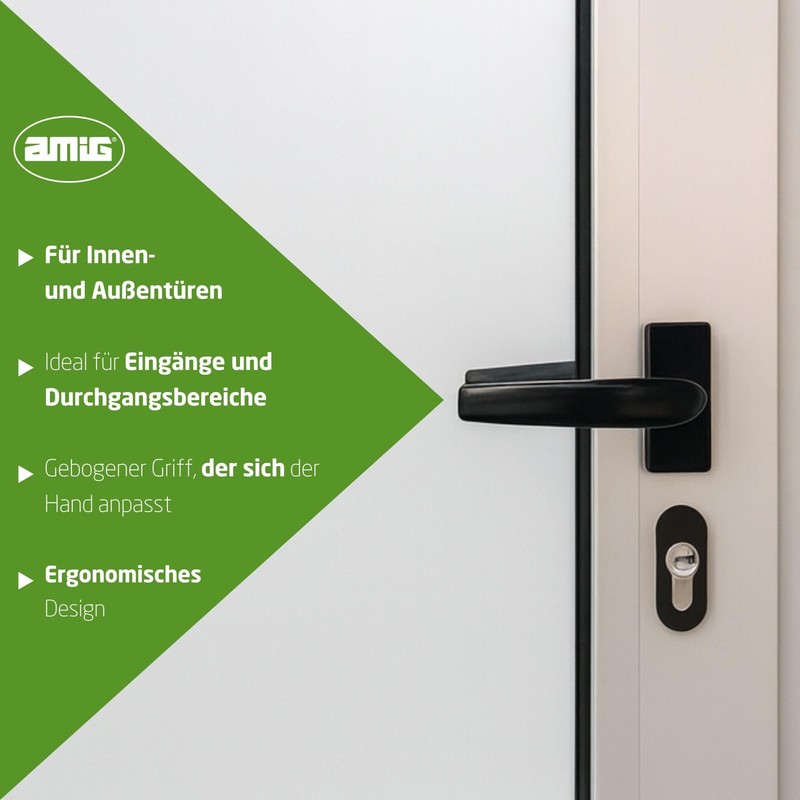 Amig - Set of 2 Rosette Handles for Doors |