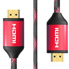 KUNOVA (TM) 8K 120HZ, HDR, 48GBps 6 Foot 6FT HDMI Cable V. 2.1 Supports Ethernet, 3D Audio Return Channel