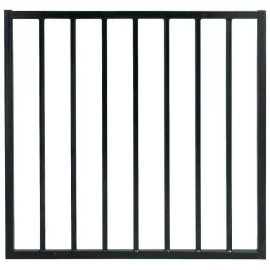 Us Door and Fence 32" H x 33" W Black Steel Fence Gate (G2GHDS33x32US
