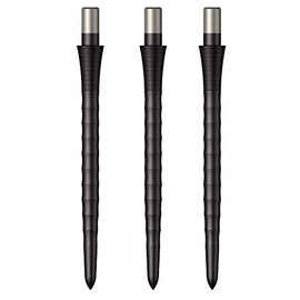 Mission Darts Sniper Points Ripple | Steel Tip Replacement Points | 32mm Black