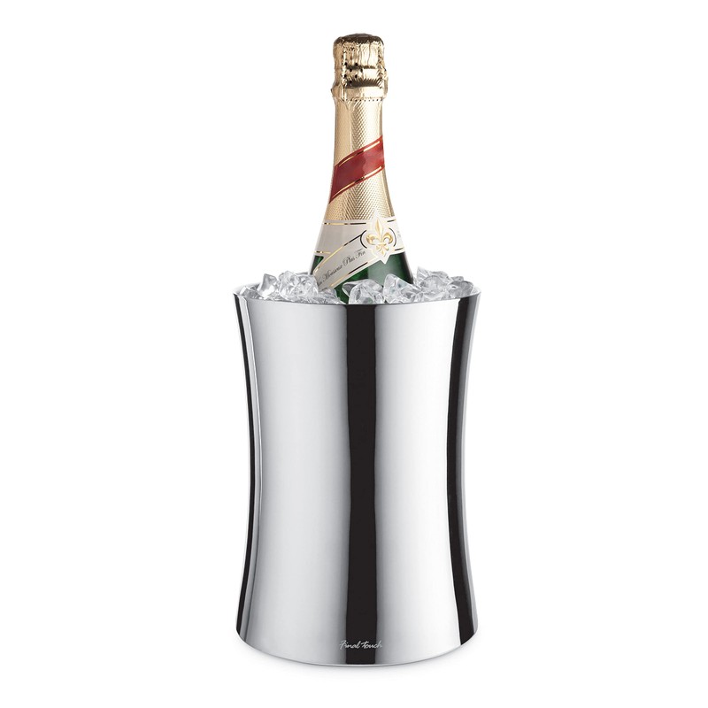 Final Touch Double Wall Stainless Steel Wine Chiller for Wine