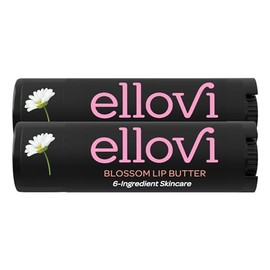 Bálsamo Natural para Labios Ellovi - Florido (Blossom) - Tan Puro que Podrías Comértelo - Hecho Con Solo 6 Ingredientes Veganos - Cuidado Humectante  
