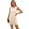 BKRIVE V-Neck Summer Casual Beach Dress for Women 2025 Vacation