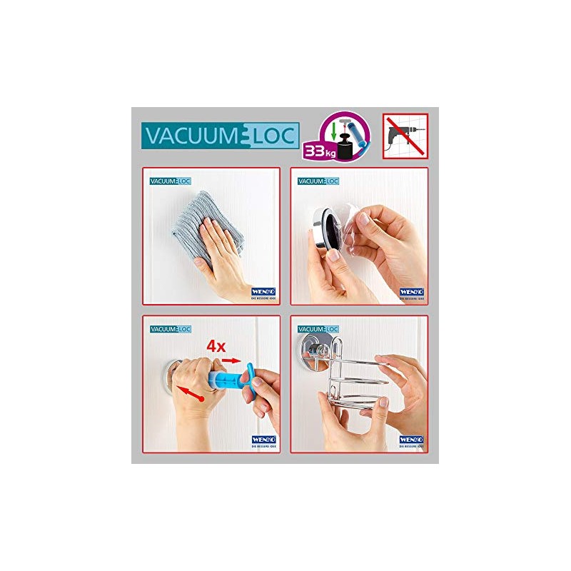 Vacuum-Loc Hook (Set of 4)