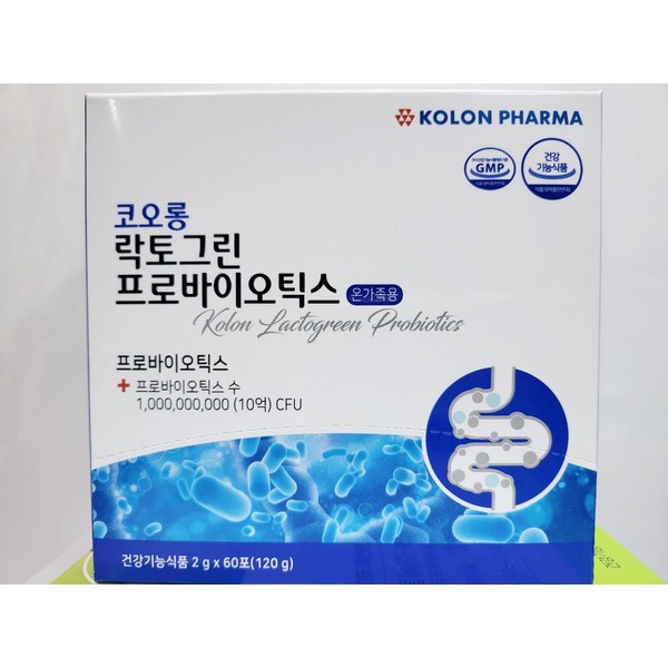 [On Sale] Kolon Lactogreen Probiotics 60 sachets / [온세일]코오롱 락토그린