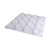 Shepherd Hardware 1/2-Inch Surface Gard Clear Adhesive Vinyl Bumper Pads,-