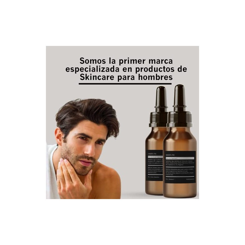 Oneskin Kit Ácido Hialurónico Vitamina C Para Hombre Mujer 30ml