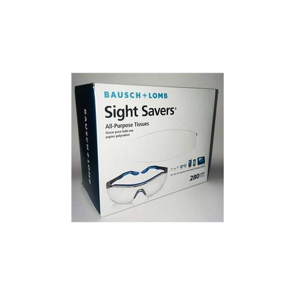 Bausch & Lomb 8566 Sight Saver Tissue Wipes 5 x 8 280/Box