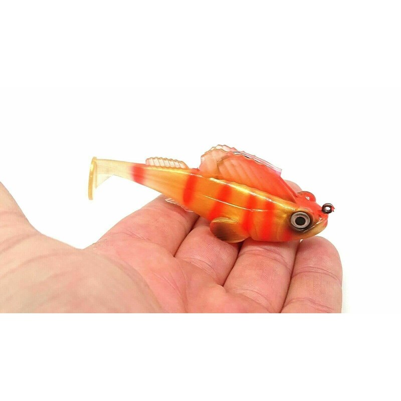Pike Soft Bait Turbo Goby Bull Head 90mm 22g 4/0