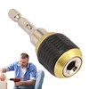 Bit Extender for Drill,Hexagonal Quick Release Self-Locking Extension Rod -