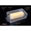 Pikanty Airtight Butter Dish with Hinged Lid - Large Plastic