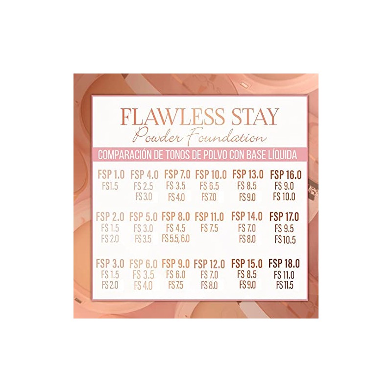 Beauty Creations Flawless Stay – Polvo Compacto (FSP10.0) Cobertura Media