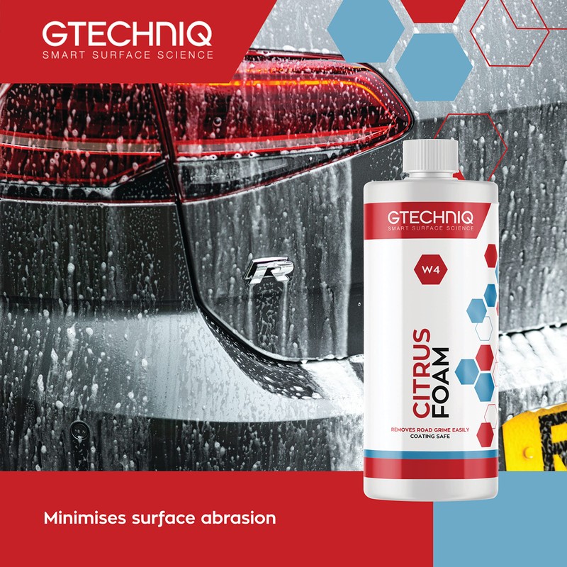 Gtechniq - W4 Citrus Foam - High Content Foaming Agent,