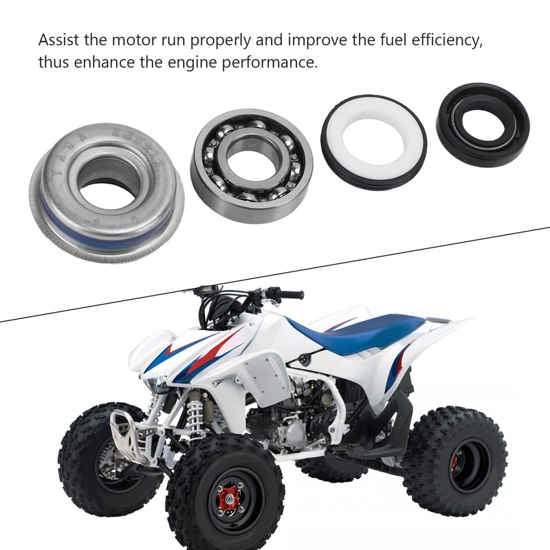 ATV Water Pump Bearing Repair Kit 91001‑KA4‑003 Replacement for TRX450R