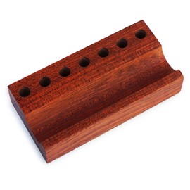 S-NET SN-334-PN Pen Stand, For 8 Pieces, Wooden, Simple, Pen Holder, Tabletop, Pencil, Ballpoint Pen, Fountain Pen, etc. Desk Wood Grain SN-334-PN