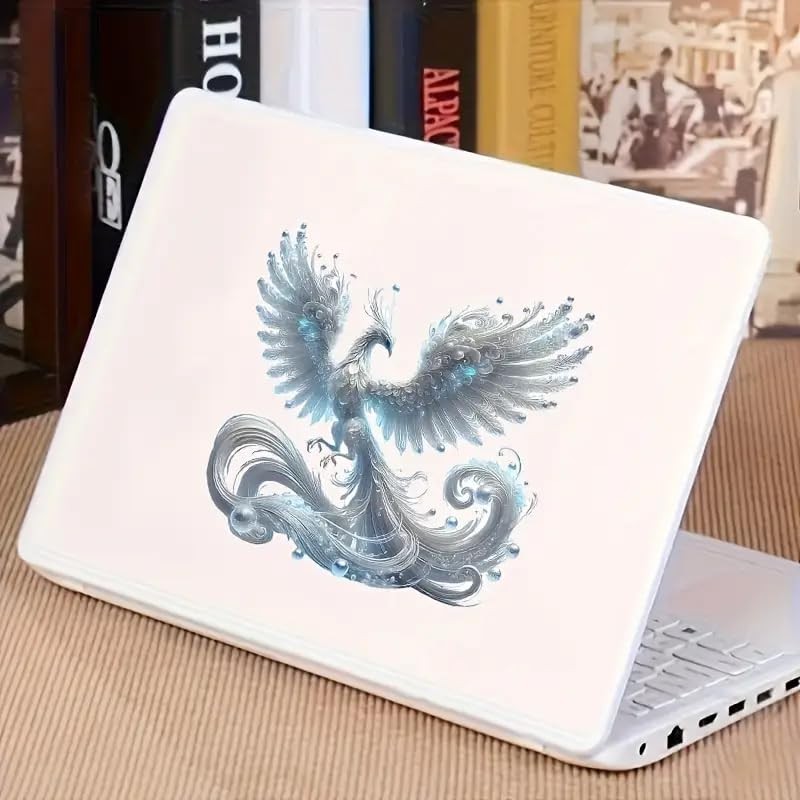 White Phoenix Bird PVC Vinyl Car Decals Stickers Waterproof Self-Adhesive