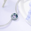 TOUPOP Alexandrite June Birthstone Bracelet 925 Sterling Silver Moon and