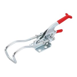 uxcell 771lbs Adjustable Draw Latch Galvanized Iron Hook Bolt Self-lock Toggle Clamp