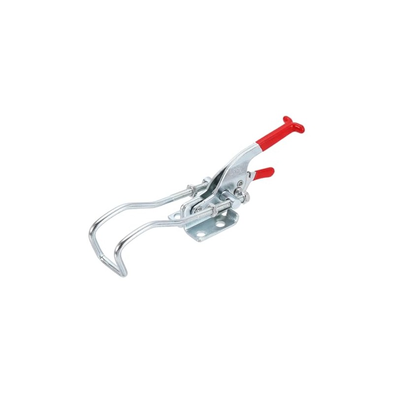 uxcell 771lbs Adjustable Draw Latch Galvanized Iron Hook Bolt Self-lock