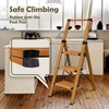 Taranta 3 Step Ladder, Portable Folding Ladder with Wide Pedal,