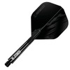 RUTHLESS Sting | Polycarbonate Dart Shafts Solid Black with Black