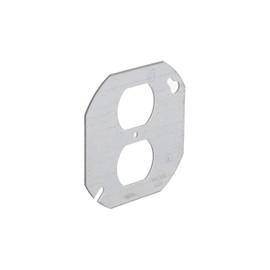 Hubbell-Raco 731 Flat Single Duplex 4-Inch Octagon Cover