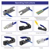 VCELINK Network Tool Set, RJ45 Crimping Tool with 20 x