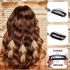 Geyoga 12 Pcs Feather Hair Clip Boho Hair Extensions with