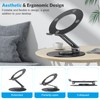 OMOTON Adjustable Laptop Stand with 360 Rotating Base, Ergonomic Laptop