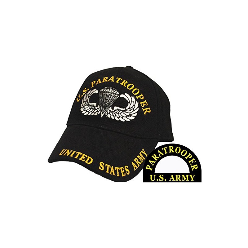FindingKing U.S. Army Paratrooper Hat Black