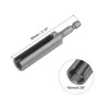 sourcing map 80mm Long 10mm Hex Nut Socket Slotted Extension
