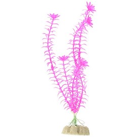 GloFish Large Fluorescent Plant for Aquarium Decoration, Pink