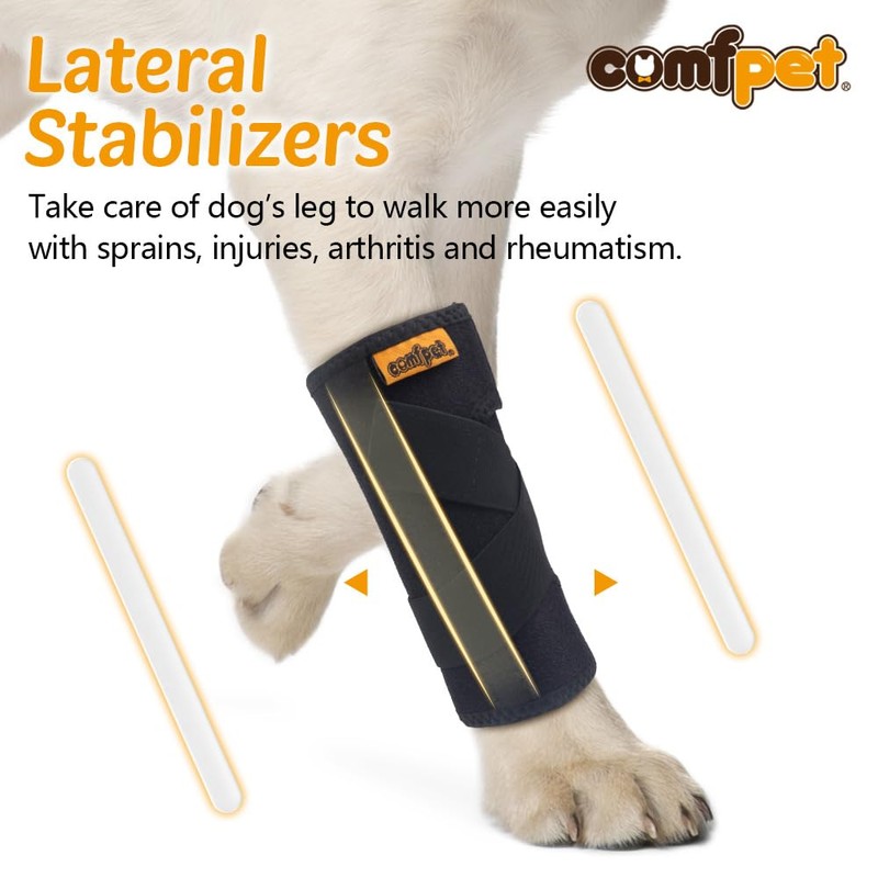 COMFPET Dog Front Leg Brace, Dog Leg Support Wrap with