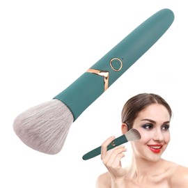 Brocha Eléctrica para Maquillaje, Brocha para Base y Colorete, Cerdas Suaves y Esponjosas, Brocha de Belleza Eléctrica Verde, Perfecta para Mezclar Líquidos