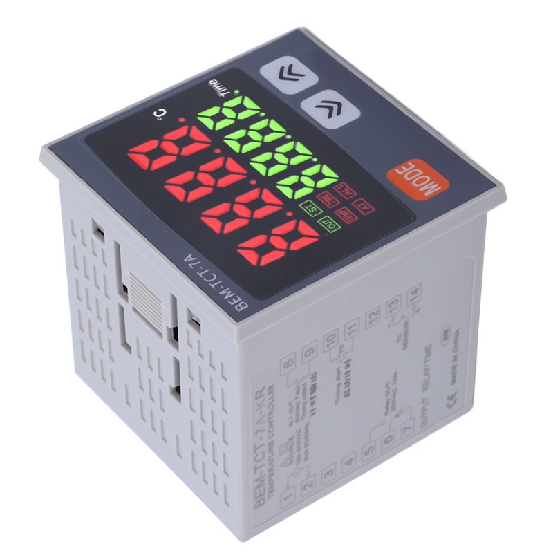Digital Display Temperature Controller Relay Output Thermostat for Heat Press