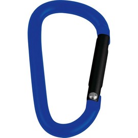 TRUSCO TKN550BL Carabiner Wire Diameter 0.2 x 2.0 inches (5 mm) x 2.0 inches (5 mm) D Shape Blue