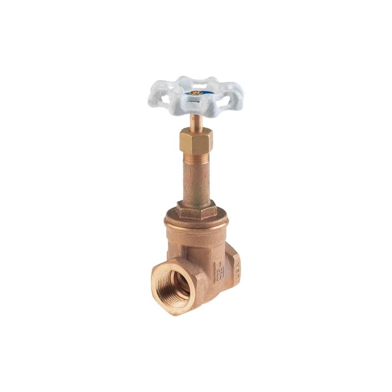 Gate Valve, 1 In., Bronze, Rising Stem