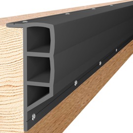 Nalwort Dock Bumpers 16 Feet and 24 Feet, Full Protection Dock Fender for Straight Edge and Side, Boat Dock Bumpers for Edging, Includes Mounting Screws, Black Gray Blue Brown Green Orange Yellow