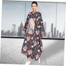 Ipetboom Haircut Cape with Clear Window Hairdressing Gown for Men and Women Lightweight Hair Styling Apron for Salon Use Easy to Clean and Durable