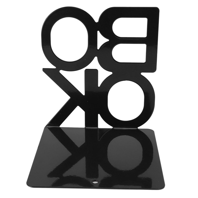 1 Pair Modern Bookend Non Slip Heavy Duty Decorative Book
