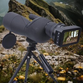 Telescope Electronic Eyepiece 4K with 3" Color Display for 22mm-46mm Optical Telescope Microscope, 5 Gear Digital Zoom