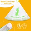 Cat Litter Box Liners Compatible with Top Entry Litter Pans