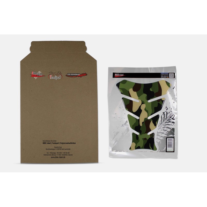 Tankpad Motorcycle Paint Protector Compatible for Kawasaki Z900 Gel Sticker