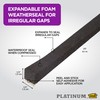 M-D Building Products 03110 1/2 in. Black Expandable Foam Platinum™