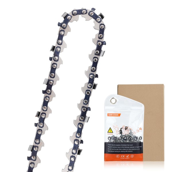 Chainsaw Chain for 12 Inch (30 cm) Bar, 64 Drive Links, 1/4" Pitch .043" Gauge Saw Chains Compatible with Stihl 36700000064