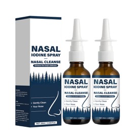 Nasal Spray, Cleanses & Refreshes Your Nasal Passages, Iodine & Fulvic Acid Blend, 100% Natural Mineral Formula – 60 ml/2.029 fl.oz (2)